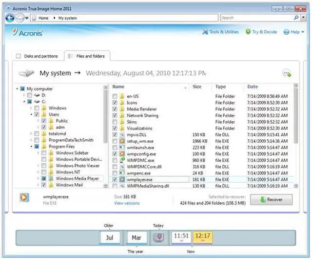 Alt view image 7 of 8 - Acronis True Image Home 2011
