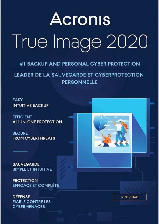 Main image of Acronis True Image 2020 - 5 PC/MAC Download