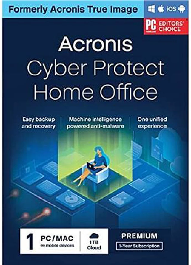 Main image of Acronis Cyber Protect Home Office Premium - 1 Computer + 1 TB Acronis Cloud Storage - 1 Year Subscription - NAM