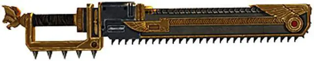 Alt view image 2 of 2 - Warhammer 40,000: Space Marine Golden Relic Chainsword [Online Game Code]
