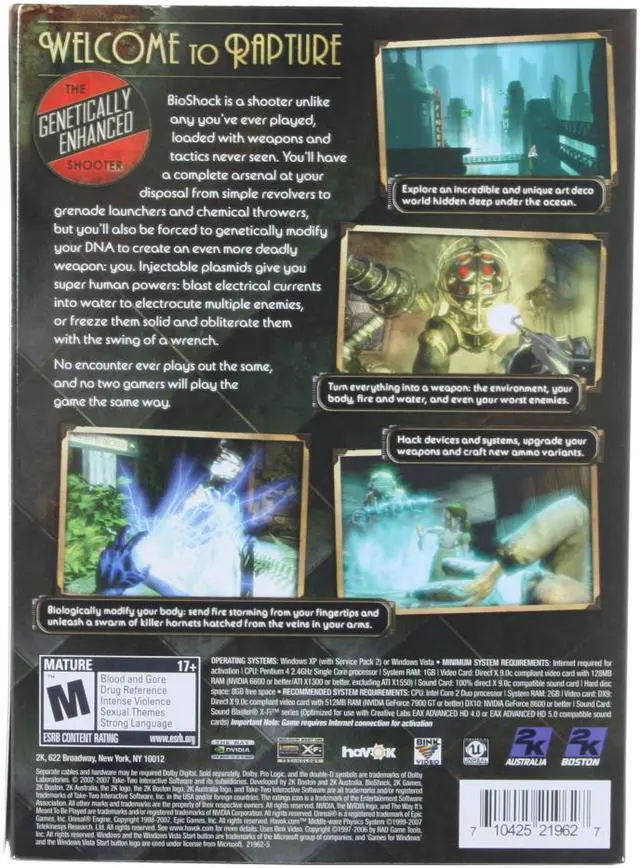 Alt view image 2 of 19 - BioShock PC Game