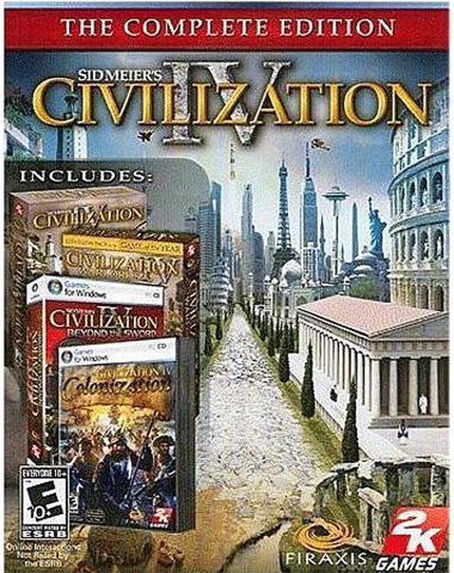 Sid Meiers Civilization 4 and expansions PC Lot of 4 Played - Work