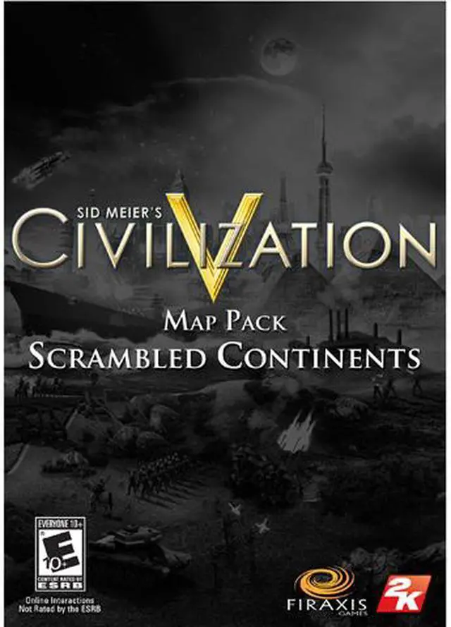 Main image of Sid Meier's Civilization V - Scrambled Continents Map Pack [Online Game Code]