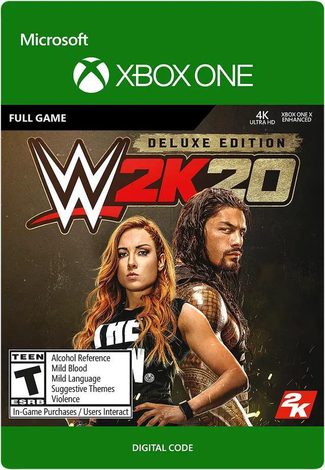 Main image of WWE 2K20: Digital Deluxe Xbox One [Digital Code]