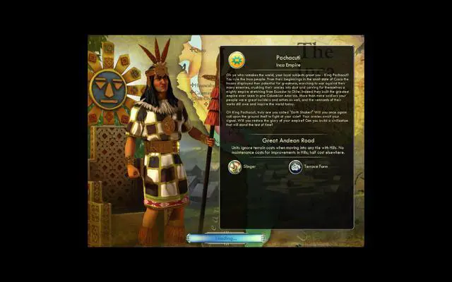 Alt view image 4 of 7 - Sid Meier's Civilization® V: Double Civilization and Scenario Pack: Spain (Isabella) and Inca (Pachacuti) - PC [Online Game Code]