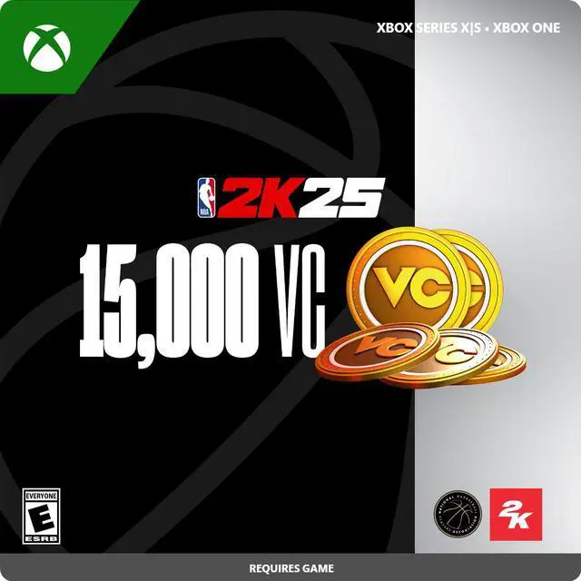 Main image of NBA 2K25: 15,000 Virtual Currency Pack Xbox Series X|S, Xbox One [Digital Code]
