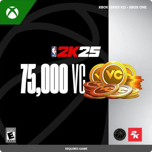 Main image of NBA 2K25: 75,000 Virtual Currency Pack Xbox Series X|S, Xbox One [Digital Code]