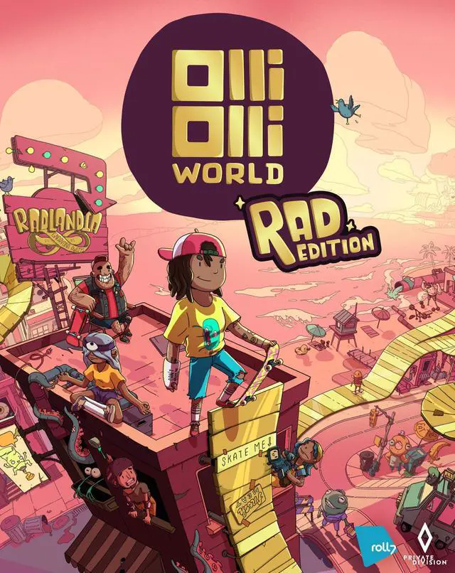 Main image of OlliOlli World: Rad Edition - PC [Steam Online Game Code]