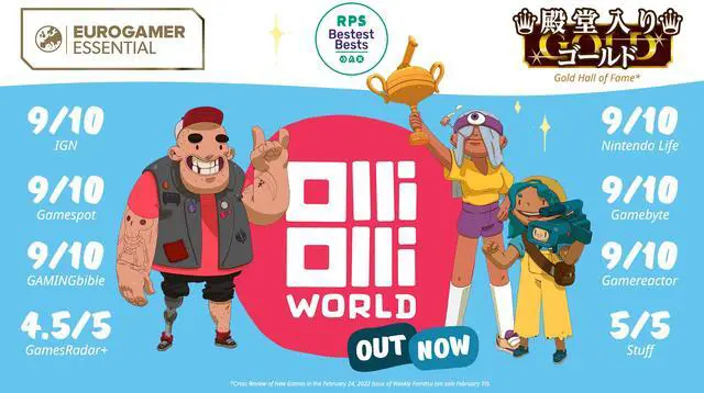 Alt view image 9 of 9 - OlliOlli World - PC [Steam Online Game Code]