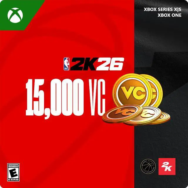 Main image of NBA 2K26: 15,000 Virtual Currency Pack Xbox Series X|S, Xbox One [Digital Code]