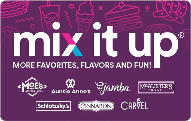 Main image of Mix It Up $10 Gift Card (Email Delivery)
