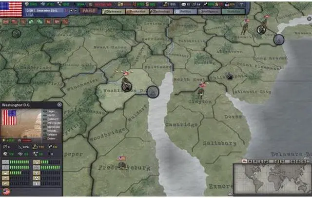 Alt view image 14 of 20 - Hearts of Iron 3 PC Game