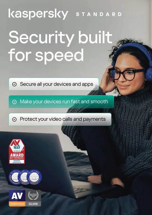 Alt view image 2 of 6 - Kaspersky Standard 5 User - 1 Year Subscription [Digital Code]