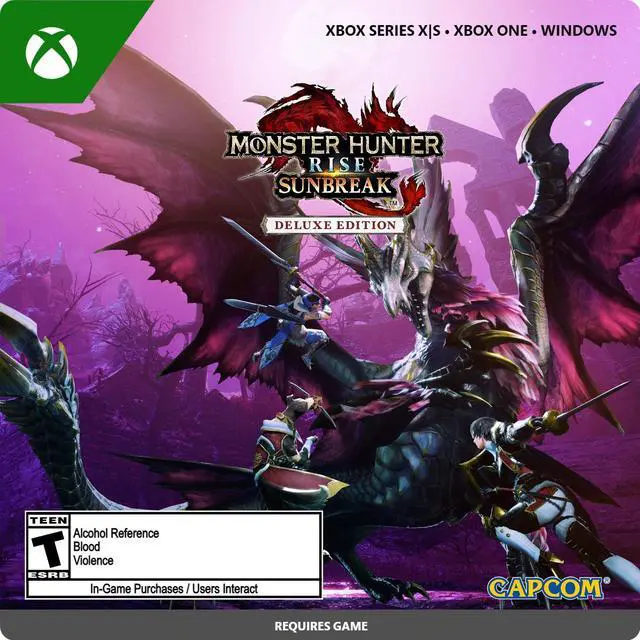 Main image of Monster Hunter Rise: Sunbreak Deluxe Edition Xbox Series X|S, Xbox One, Windows [Digital Code]