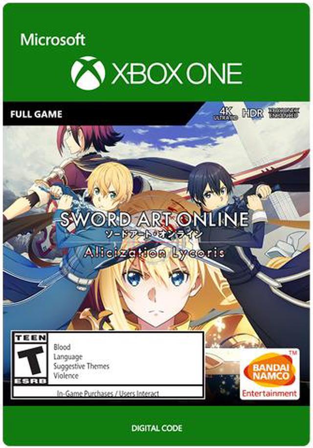Xbox Sword Art Online Games