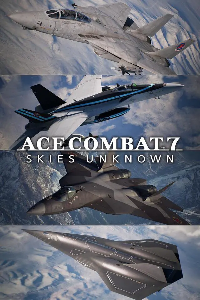 Main image of ACE COMBAT™ 7: SKIES UNKNOWN - TOP GUN: Maverick Aircraft Set - - PC [Online Game Code]