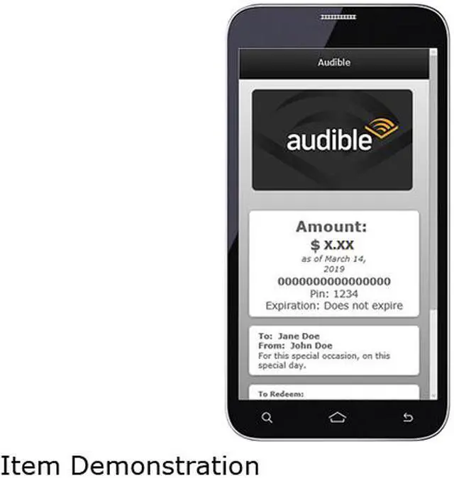 Alt view image 2 of 2 - Audible $150 Gift Card (Email Delivery)