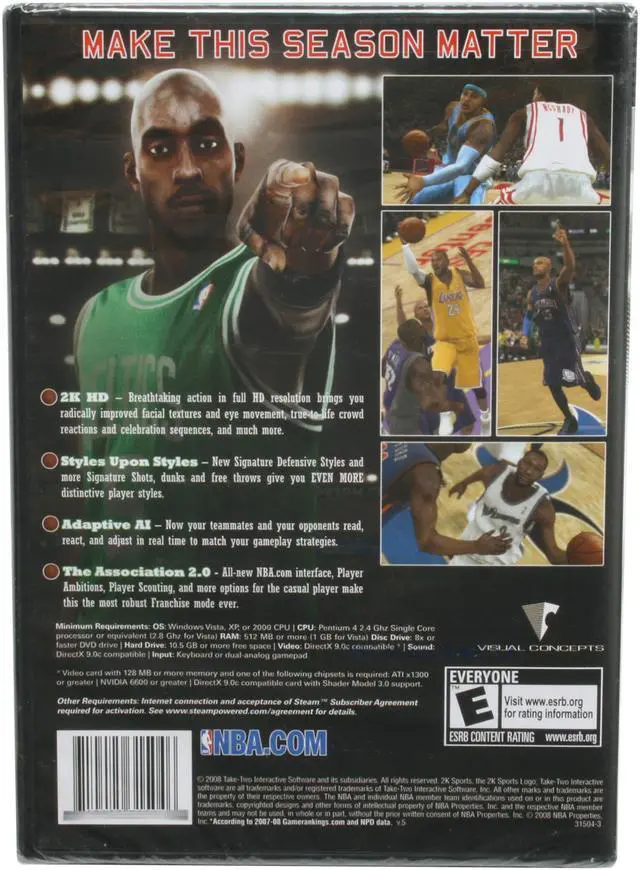 Alt view image 2 of 17 - NBA 2k9 PC Game