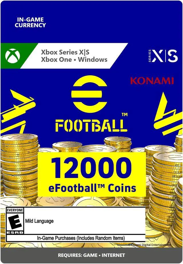 Main image of eFootball™ Coin 12000 Xbox Series X|S, Xbox One, Windows [Digital Code]
