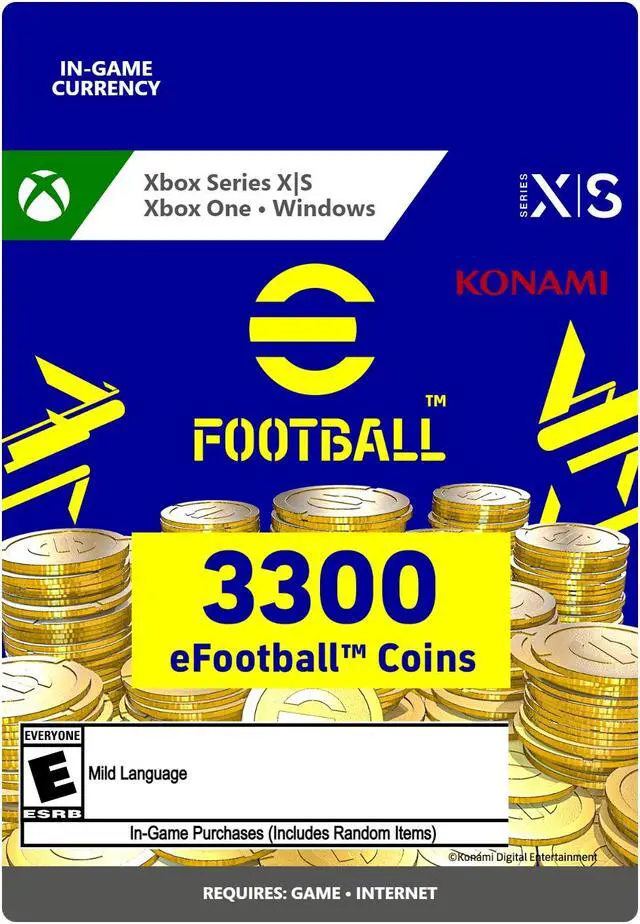 Main image of eFootball™ Coin 3300 Xbox Series X|S, Xbox One, Windows [Digital Code]