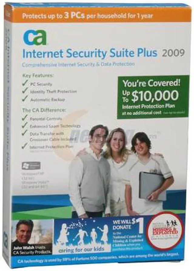 Main image of CA Internet Security Suite Plus 2009 (3-user)