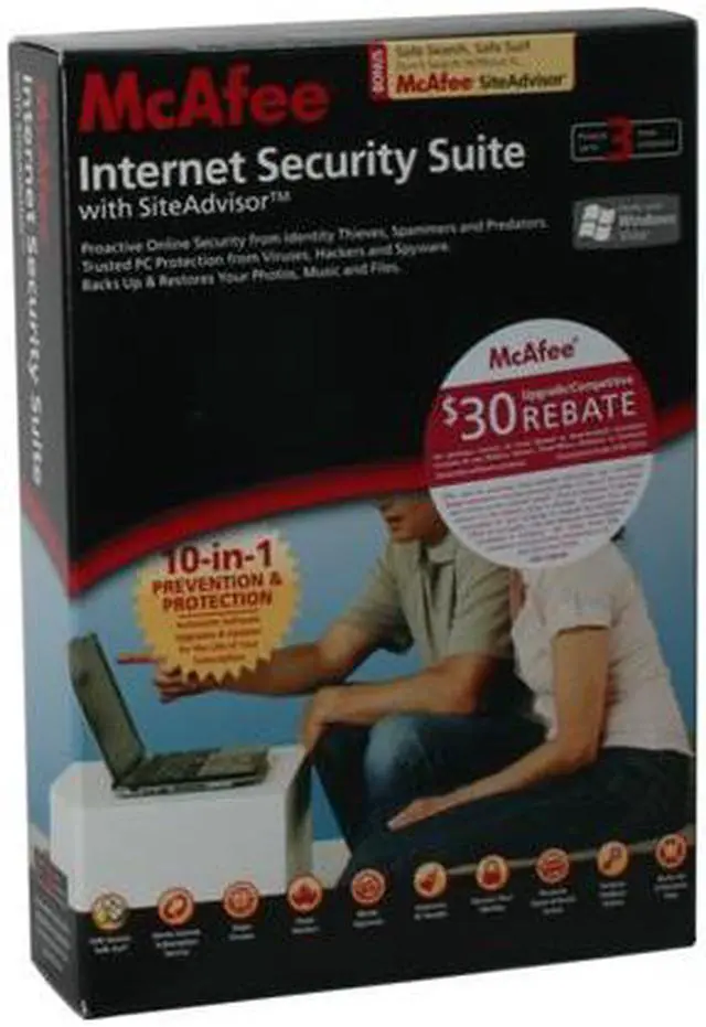 Main image of McAfee Internet Security Suite 2008 English 3-user