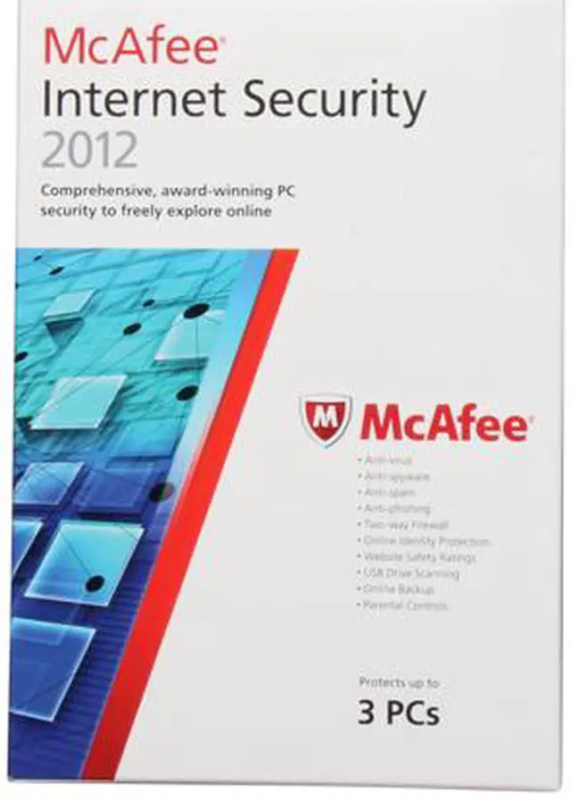 Main image of McAfee Internet Security 2012 - 3 PCs