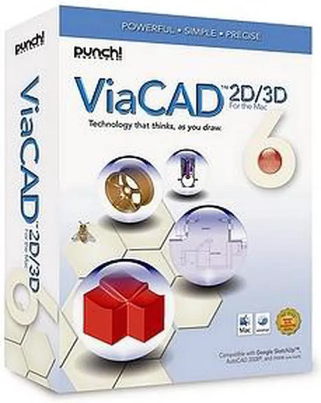 Main image of Punch! Software ViaCAD 2D / 3D V6 Mac MB