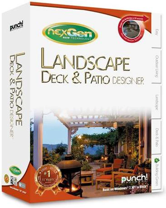 Punch! Software Landscape Deck & Patio Designer - Newegg.com