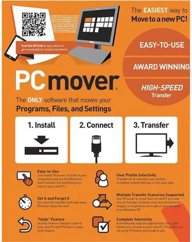 Alt view image 2 of 6 - Laplink PCmover Ultimate - Includes High-Speed Transfer Cable
