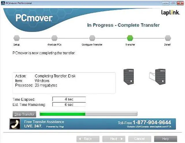 Alt view image 5 of 6 - Laplink PCmover Ultimate - Includes High-Speed Transfer Cable