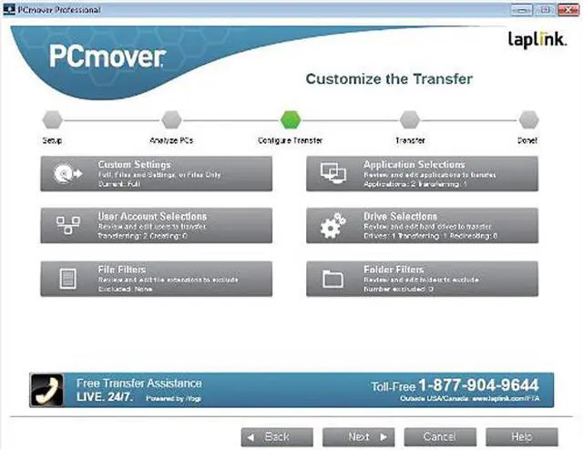 Alt view image 6 of 6 - Laplink PCmover Ultimate - Includes High-Speed Transfer Cable