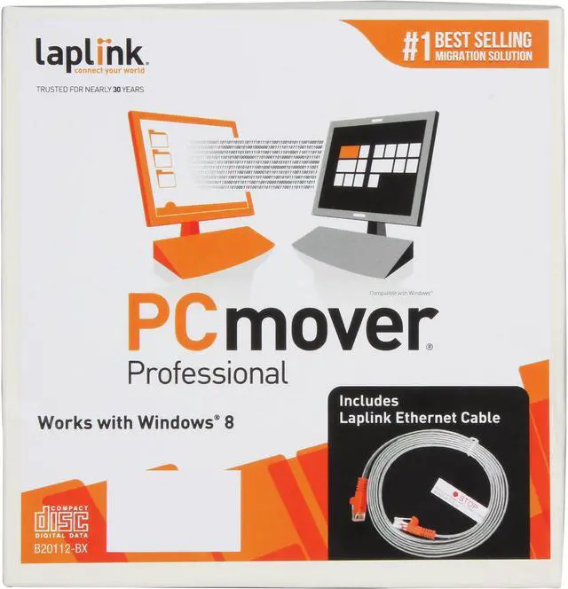 Main image of Laplink PCMover Professional - Includes Ethernet Cable