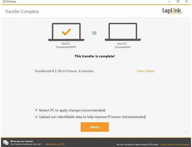 Alt view image 6 of 7 - Laplink PCmover Express v11 - 2 Use