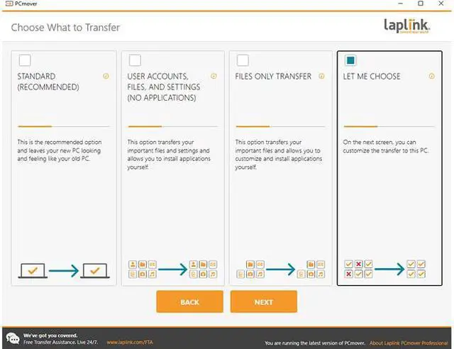 Alt view image 4 of 7 - Laplink PCmover Professional v11 - 1 Use