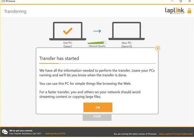 Alt view image 6 of 7 - Laplink PCmover Professional v11 - 1 Use
