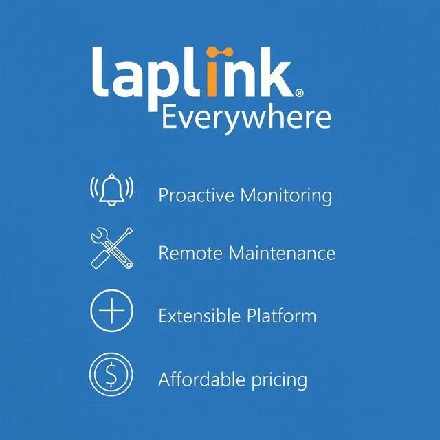 Alt view image 4 of 10 - Laplink Everywhere | Basic license | Remote management of 10 devices for 24 Months