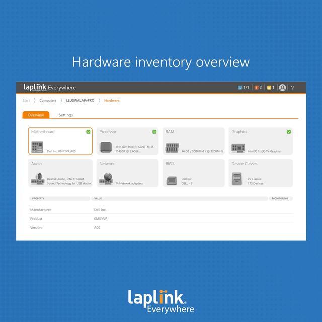 Alt view image 7 of 10 - Laplink Everywhere | Premium license | Remote management of 5 devices for 24 Months