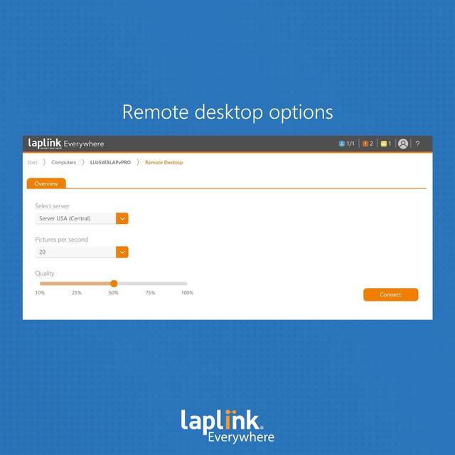 Alt view image 8 of 10 - Laplink Everywhere | Premium license | Remote management of 5 devices for 24 Months