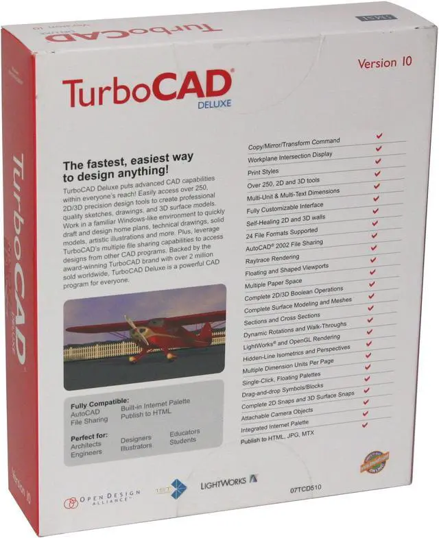 Alt view image 2 of 2 - IMSI TurboCAD Deluxe version 10.2