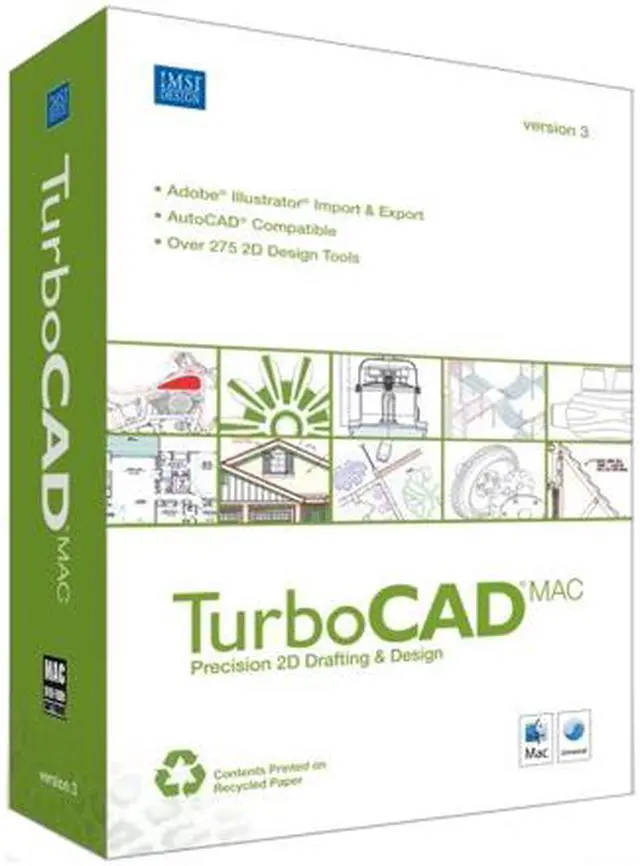 Main image of IMSI TurboCAD Mac V3 2D