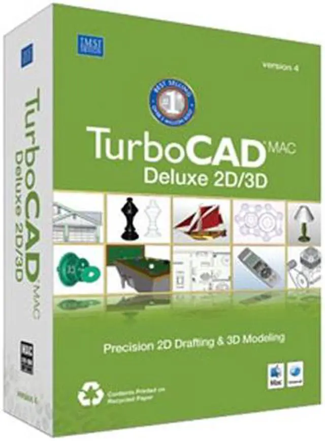 Main image of IMSI TurboCAD Mac Deluxe 2D/3D v.4