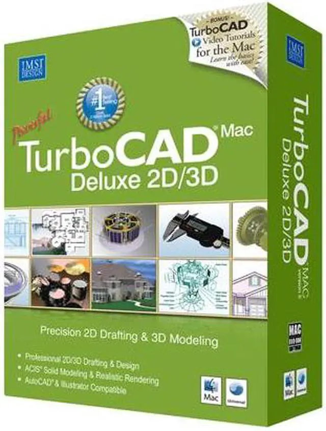 Main image of IMSI TurboCAD Mac Deluxe 2D/3D