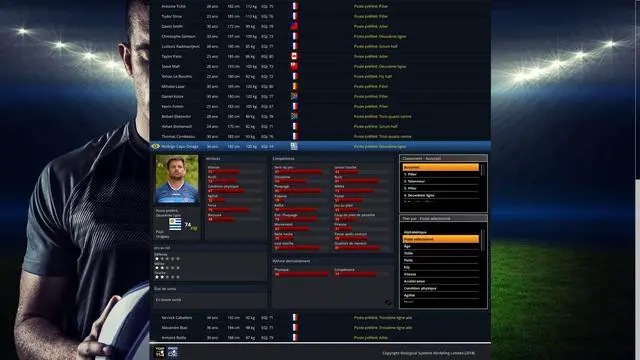 Alt view image 2 of 12 - National Rugby Manager - PC [Steam Online Game Code]