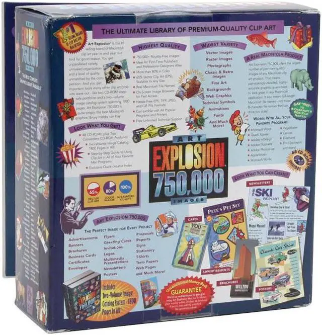 Alt view image 2 of 2 - Nova Development Art Explosion 750,000 for Mac