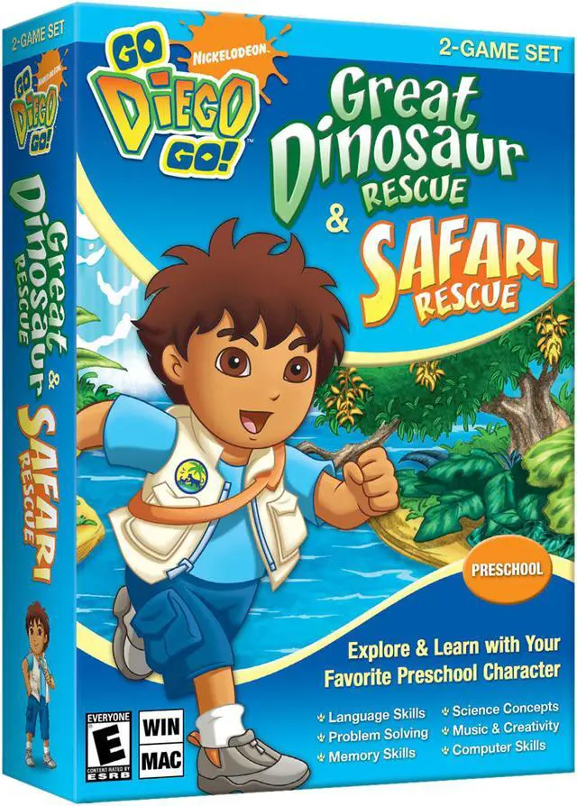 Main image of Go Diego Go! 2-Game Set PC Game