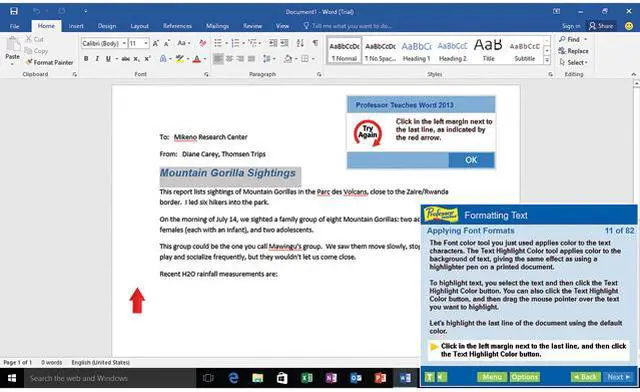 Alt view image 12 of 13 - Individual Software Professor Teaches Office 2016 & Windows - Download