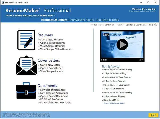 Alt view image 2 of 7 - Individual Software ResumeMaker Professional Deluxe 20