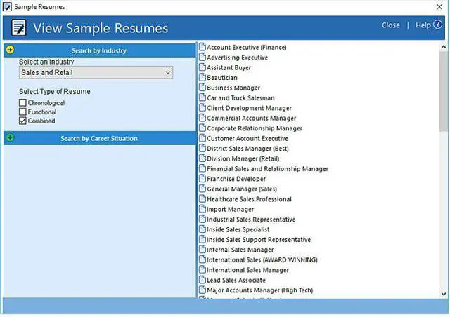 Alt view image 3 of 7 - Individual Software ResumeMaker Professional Deluxe 20