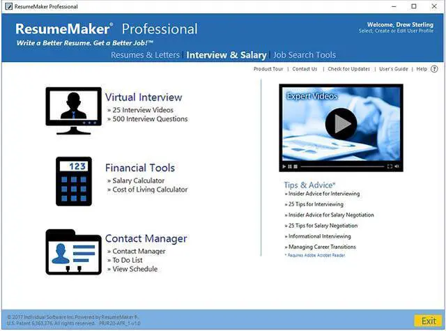 Alt view image 5 of 7 - Individual Software ResumeMaker Professional Deluxe 20